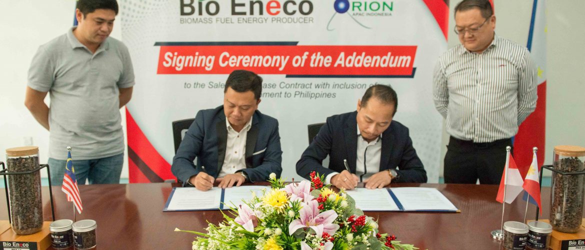 Read more about the article BIO ENECO AMANKAN PENGIRIMAN BAHAN BAKAR BIOMASSA KE FILIPINA DENGAN ORION AGREEMENT